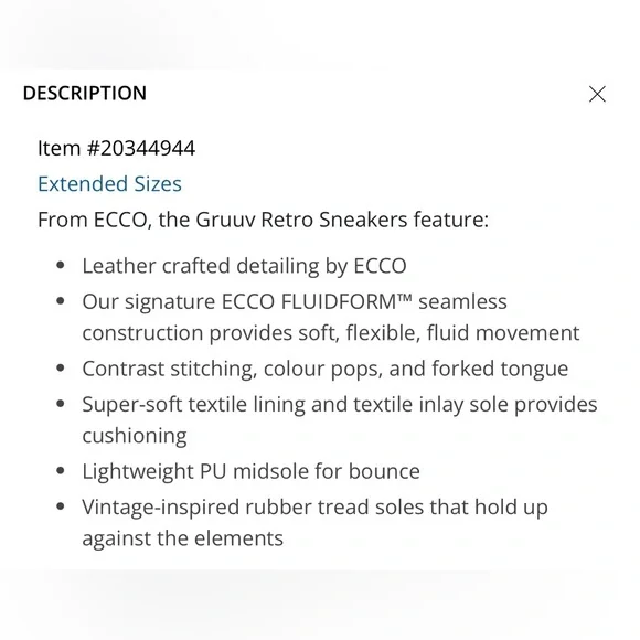 ECCO Gruuv Retro Leather Sneakers - Picture 10 of 10